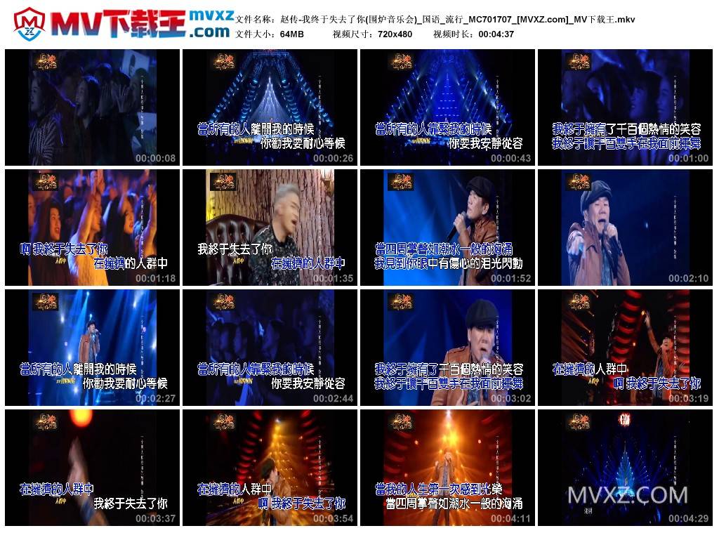 赵传-我终于失去了你(围炉音乐会)_国语_流行_MC701707